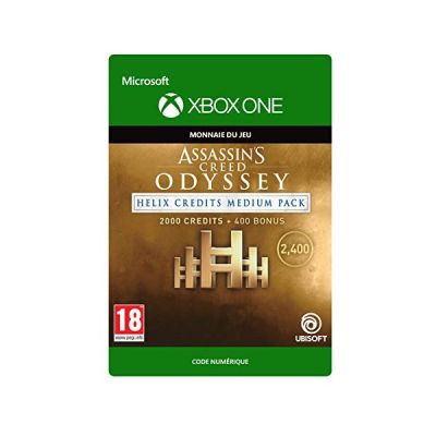 image DLC Assassin's Creed Odyssey: 2 400 Crédits Hélix pour Xbox One
