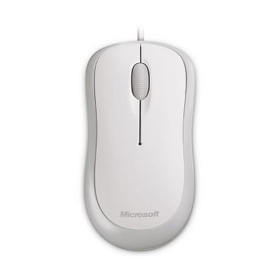 Microsoft - 4YH-00008 - Basic Optical Mouse for Business Souris optique 3 bouton(s) filaire USB blanc