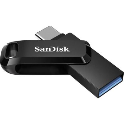 image Clé USB à double connectique SanDisk Ultra Go pour les appareils USB Type-C, 64 Go