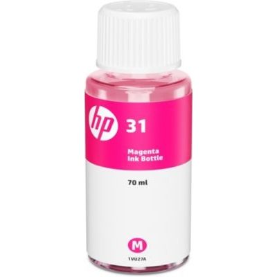 image Bouteille d'encre magenta authentique 70 mL HP 31 Original (1VU27AE)