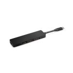 image produit HP ENVY USB-C Hub / Concentrateur / Station d'Accueil pour Ordinateur Portable 5LX63AA#ABB (USB-C, 2 USB-A, HDMI 2.0, Compatible Windows et MacOS) - Noir