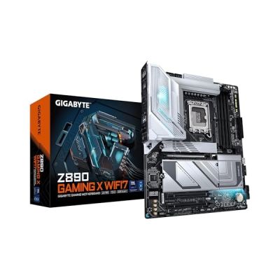 image GIGABYTE Carte mère Z890 Gaming X WIFI7 - Prend en Charge Les processeurs Intel Core Ultra (série 2), 16+1+2 Phases VRM, jusqu'à 8800MHz DDR5 (OC), 1xPCIe 5.0 + 3xPCIe 4.0, Wi-FI 7, LAN 2.5GbE