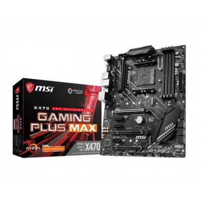 image Carte Mère MSI X470 Gaming Plus Max AM4/ATX/PCI-E 7658/P2+A