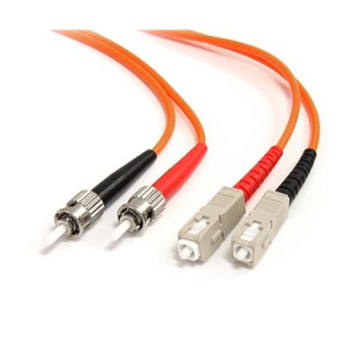 STARTECH Câble fibre optique duplex multimode 62.5/125 OM1 - 2m - ST vers SC - Orange