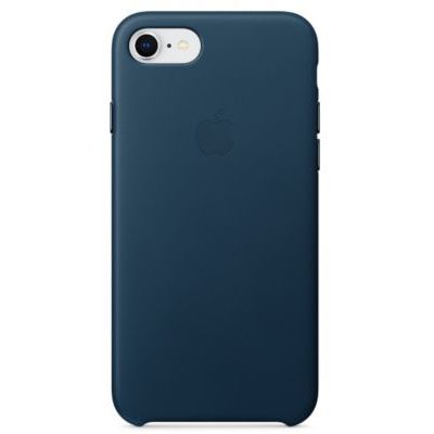 image Coque Apple iPhone 7/8 cuir bleu