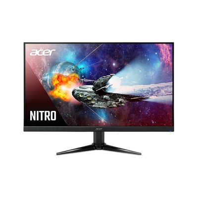 image Acer Nitro QG271bii Moniteur Gaming FreeSync 27", écran Full HD, 75 Hz, 1 ms, 16:9, HDMI 1.4, VGA, Lum 300 CD/m2, ZeroFrame, câbles VGA, HDMI Inclus, Noir