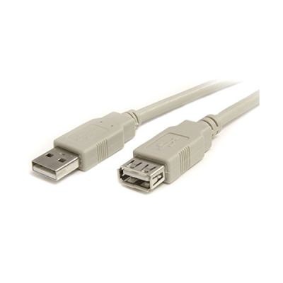 STARTECH Câble d'extension USB 2.0 de 3 m - Rallonge USB A vers A - M/F - Première extrémité : 1 x Type A Mâle USB