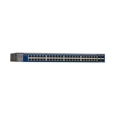 image NETGEAR Smart switch manageable professionnel empilable 52 ports Gigabit (GS752TXS) - avec 4 ports SFP+ 10 Gigabit, bureau/en rack et protection à vie ProSAFE