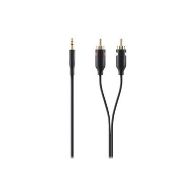 image Belkin f3y116bt5 m – Cable de Audio et Portable, Couleur Noir