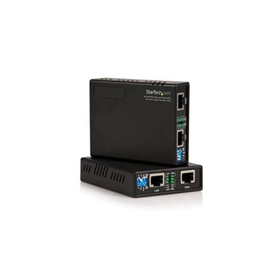 image STARTECH Kit Extendeur VDSL2 Ethernet 10/100 sur Câble à une Paire - 1 km - 2 x Réseau (RJ-45) - Fast Ethernet - VDSL