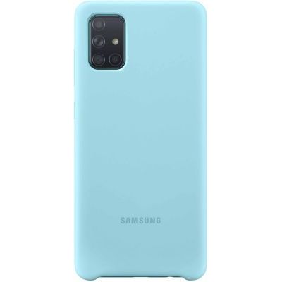 image Samsung Coque Silicone G A71 Bleu