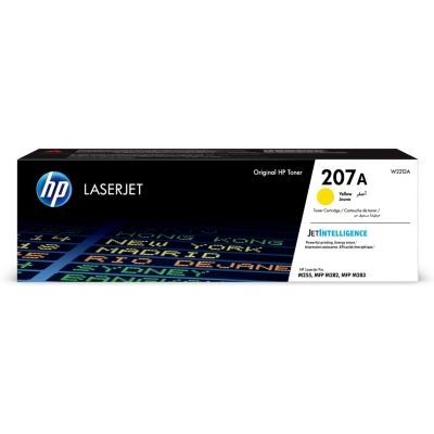 image HP 207A Toner jaune LaserJet Authentique (W2212A) pour HP Color LaserJet Pro M255 et HP Color LaserJet Pro M282/M283