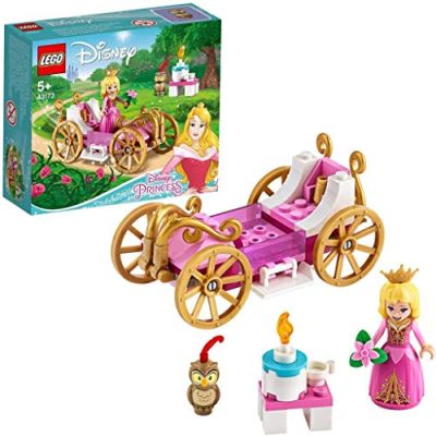 LEGO Disney Princess, Le carrosse royal d'Aurore, Ensemble de jeu, Jeu de la Belle au bois dormant, 99 pièces, 43173
