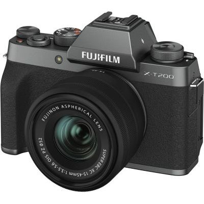 image Fujifilm Kit X-T200 Appareil photo Dark Silver + XC15-45 mm