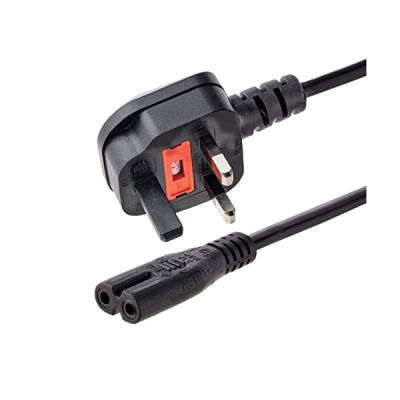 STARTECH Cordon d'alimentation bipolaire pour UK BS1363 vers C7 pour ordinateur portable - M/F - 1 m