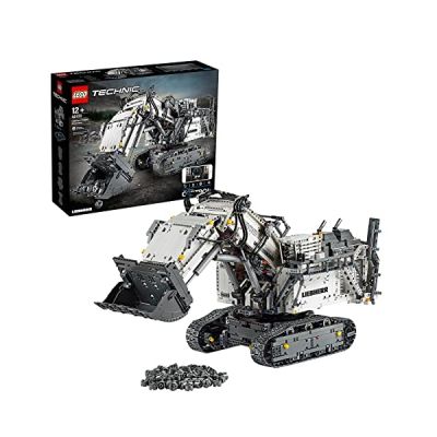 image LEGO Technic Set de Construction la Pelleteuse Liebherr R 9800, 42100, 4108 Pièces