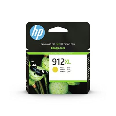 image HP 912XL 3YL83AE, Cartouche d'encre Jaune authentique, grande capacité, pour imprimantes tout-en-un HP OfficeJet Pro 8022/ 8023/ 8024/ 8025