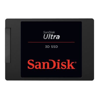 image Disque SSD SanDisk Ultra 3D 2To offrant jusqu'à 560 Mo/s en vitesse de lecture / jusqu'à 530 Mo/s en vitesse d'écriture