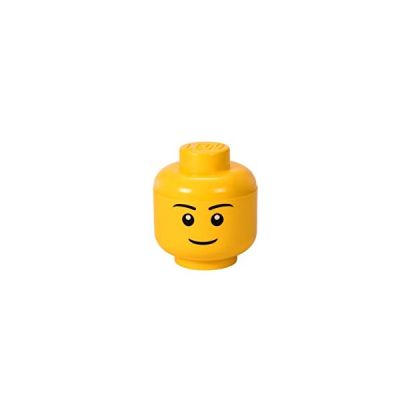 Room Copenhagen 4031 Boîte de rangement empilable, Plastique, Jaune, 16 cm
