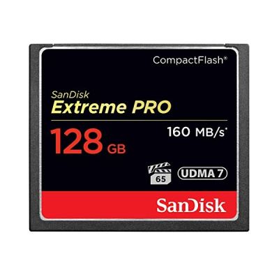 image Sandisk - SDCFXPS-128G-X46 - Carte Mémoire CompactFlash SanDisk Extreme Pro 128 Go UDMA7 - Noir