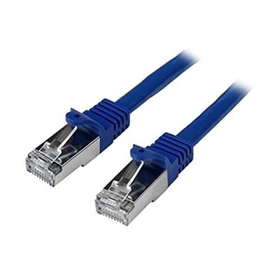 STARTECH Câble réseau Cat6 blindé SFTP sans crochet de 2 m - M/M - Bleu
