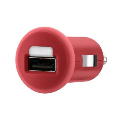 Belkin Chargeur Allume-Cigare, 5V, 1A pour smartphone et tablettes - Rouge