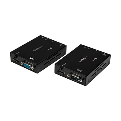 image STARTECH Extendeur HDMI via Ethernet avec IR et série RS232 - Extender HDBase-T - Prolongateur HDMI via Cat5/Cat6 - 4K