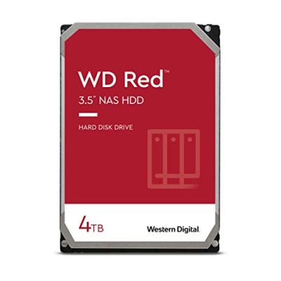 Western Digital WD Red - Disque dur Interne NAS - 4To - 5 400 tr/min - 3.5" (WD40EFAX)