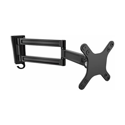 image STARTECH Bras d'écran à montage mural - Double pivot - Support mural pour moniteur plat à fixation VESA jusqu'à 27- 15 kg