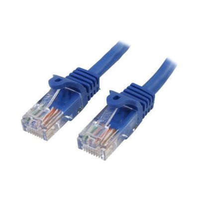 image STARTECH Câble réseau Cat5e UTP sans crochet - 7 m Bleu - Cordon Ethernet RJ45 anti-accroc - Câble patch