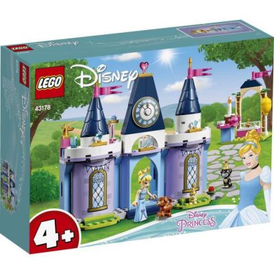 image LEGO Disney Princess, La célébration au château de Cendrillon, Ensemble avec des figurines d'animaux pour les enfants d'âge préscolaire de 4 ans et plus, 102 pièces, 43178