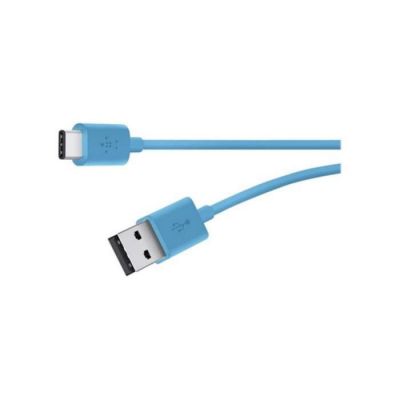 image Belkin Câble de recharge USB 2.0 USB-A vers USB-C, certifié USB-IF et de 1,8 m de long, Bleu