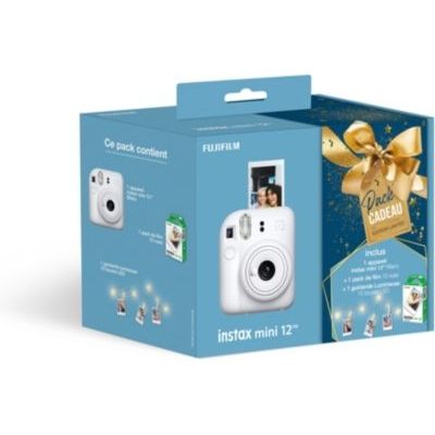 image Appareil photo Instantané FUJIFILM Instax mini 12 Blanc Pack Noël