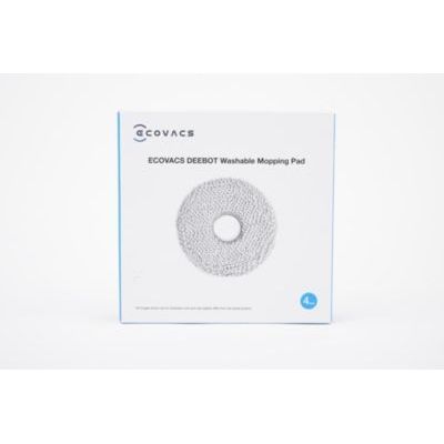 image ECOVACS Lingettes de nettoyage lavables, pour DEEBOT N30 PRO OMNI/N30 OMNI, 4 pièces/boîte, accessoire d'origine