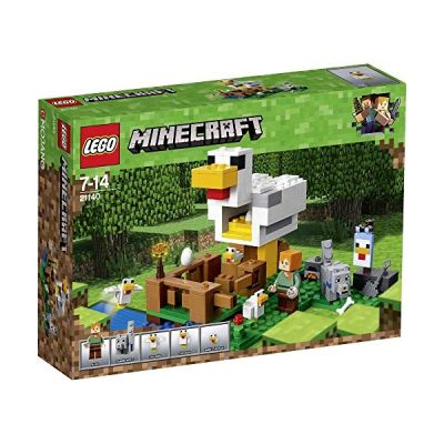 LEGO Minecraft - Le poulailler - 21140 - Jeu de Construction