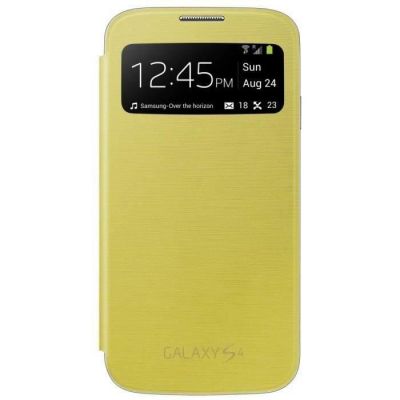 image Samsung S View Cover for Galaxy S4 - Yellow