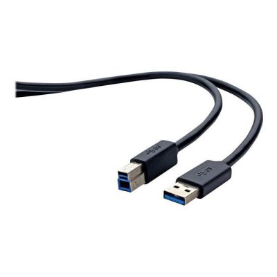 image Belkin F3U159cp1.8M-P Câble USB 1,8 m Noir