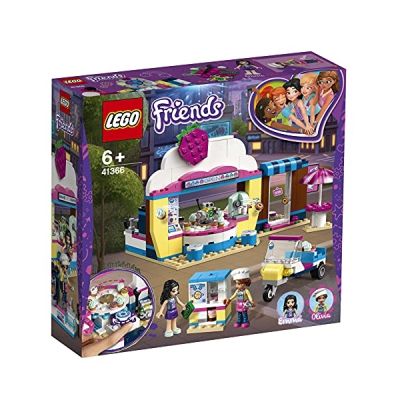 image LEGO Friends Le Cupcake Café d'Olivia Jeu de construction, 6 Ans et Plus, 335 Pièces  41366