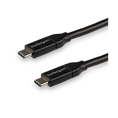 image STARTECH Câble USB-C vers USB-C avec Power Delivery 5A de 3 m - Cordon USB 2.0 Type-C certifié USB-IF - Noir