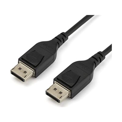 STARTECH Câble vidéo DisplayPort 1.4 de 2 m - Certifié VESA - Cordon DP vers DP de 2 mètres - 8K 60 Hz