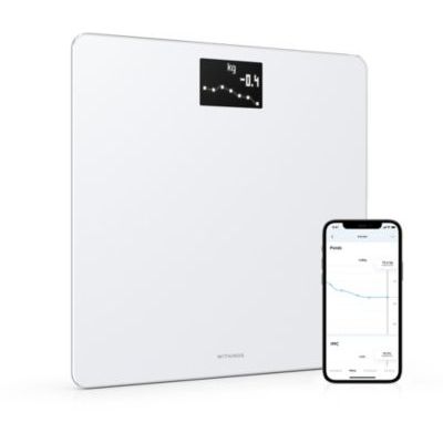 image Withings Body - Balance Connectée WIFI avec Suivi du Poids et de l'IMC, Pèse-Personne Numérique avec Synchronisation à l'Application en Bluetooth ou WIFI