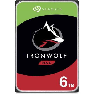 image Seagate ST6000VN001 Disque Dur 6 to IronWolf NAS 3,5 mm (SATA 6 Go/s/256 Mo/5400 TR/Min)