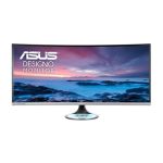 image produit ASUS Designo MX38VC - Ecran PC 38 pouces UWQHD - Dalle IPS incurvée 2300R - 21:9 - 3840 x 1600 - 300cd/m² - Display Port, HDMI et 2x USB 3.0 & 1x USB-C - Haut-parleurs Harman Kardon - Chargeur à induction