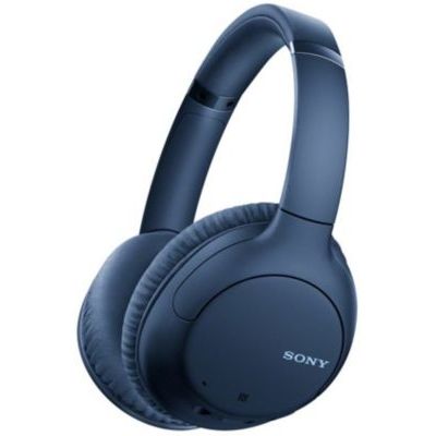 image Sony WH-CH710N Casque sans fil à réduction de bruit, 35 heures d'autonomie, fonction Charge rapide, compatible assistants vocaux, Bleu