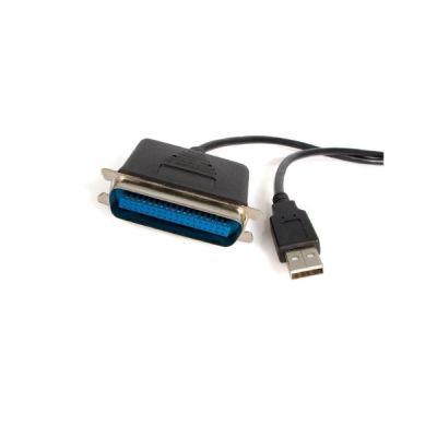 STARTECH Câble Adaptateur USB vers 1 Port Parallèle DB25 pour Imprimante - 1,80 m