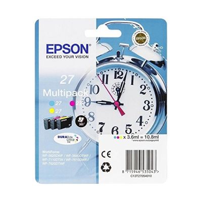 Epson cartouche d'encre  27 C.M.J 300P MULTIPACK Noir L