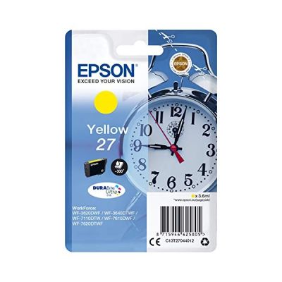 Epson C13T27044022 Cartouche d'encre compatible avec Imprimante Epson Workforce Jaune