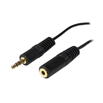 STARTECH Câble d'extension audio pour enceinte PC de 3,6 m - Rallonge audio 3,5 mm - M/F - Première extrémité : 1 x Mâle - Seconde