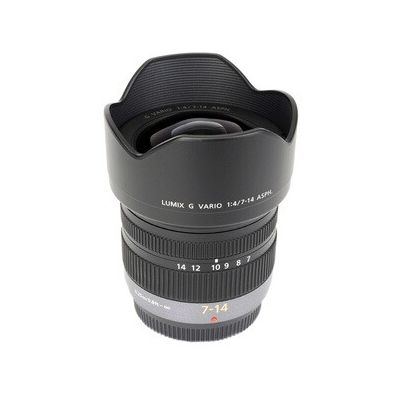 image Panasonic Lumix 7-14mm F4.0 | Objectif Zoom Ultra Grand Angle H-F007014E (Ouverture constante F4.0, equiv. 35mm : 14-28mm) Noir – Compatible monture Micro 4/3 Panasonic & Olympus