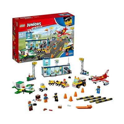 image LEGO Juniors - L'aéroport City Central - 10764 - Jeu de Construction